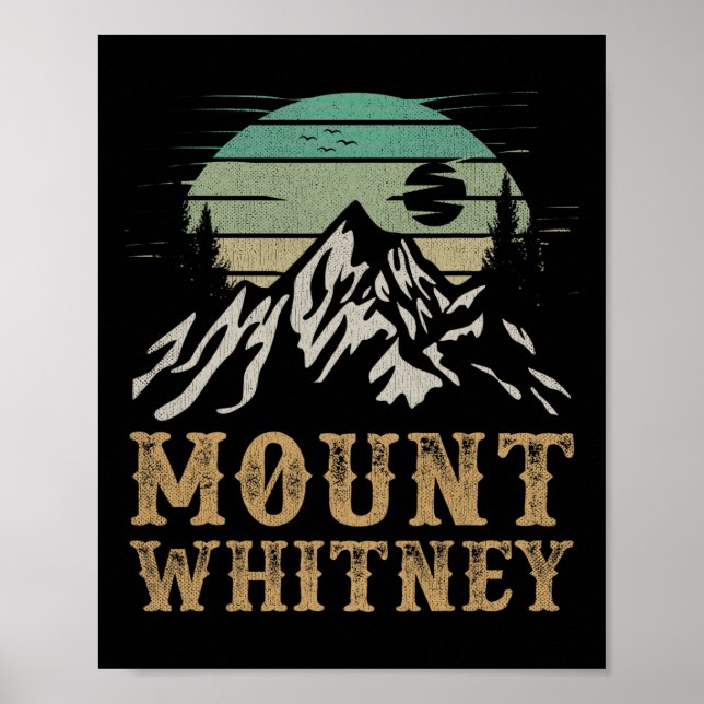 Affiche Marchandises du parc national de Mount Whitney Ran (Devant)