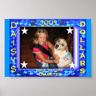 Affiche Marche 2005 pour le diabète