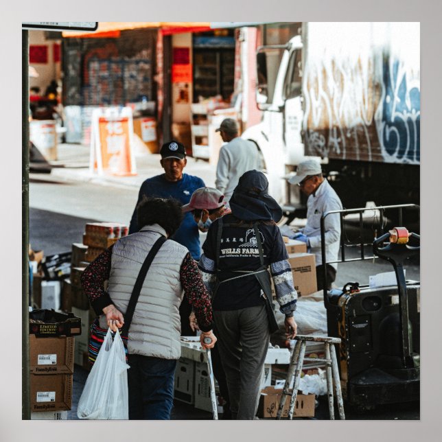 Affiche Marché à emporter (Devant)