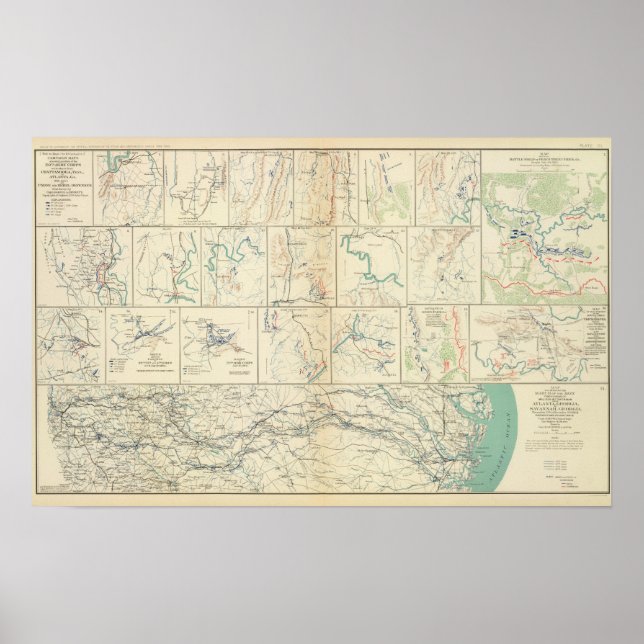 Affiche Marche Atlanta-Savannah (Devant)