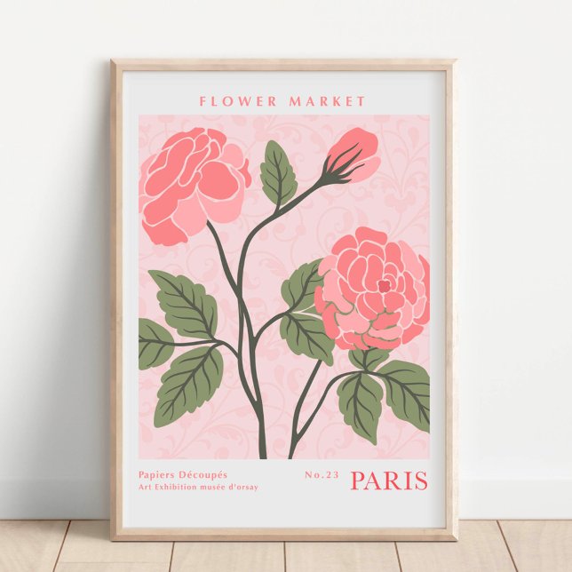 Affiche Marché aux fleurs et aux plantes de Paris (Créateur téléchargé)