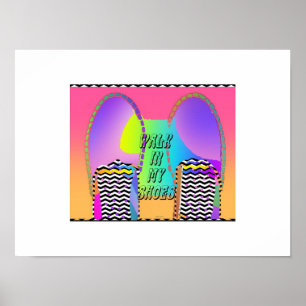 Affiche Marche Dans Mes Chaussures
