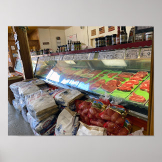 Affiche Marché de la viande