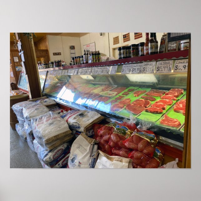 Affiche Marché de la viande (Devant)