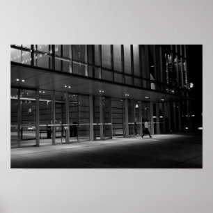 Affiche Marche de nuit urbaine à Tokyo - Photographie Impr