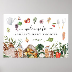 Affiche Marché de producteurs locaux   Baby Shower