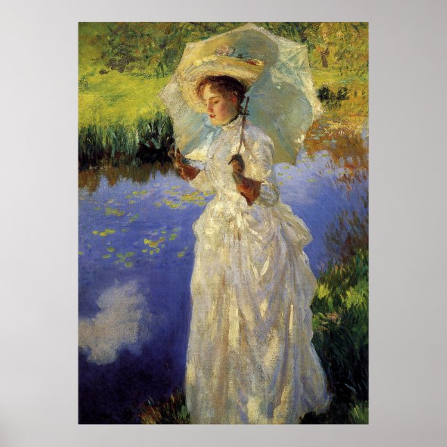 Affiche Marche du matin par John Singer Sargent (Devant)