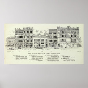 Affiche Marché et mission principaux de côté Ouest