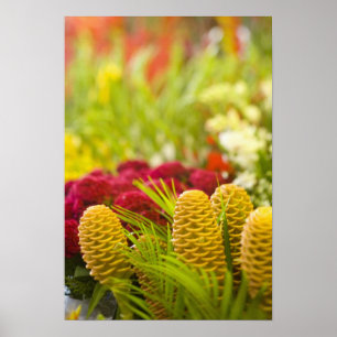 Affiche Marché hebdomadaire de fruits et légumes du vend