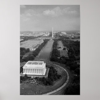 Affiche Marche pour les droits civiques à Washington - 196