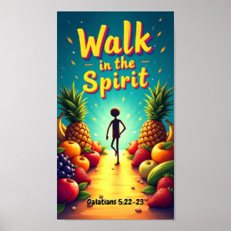 Affiche Marcher dans l'esprit
