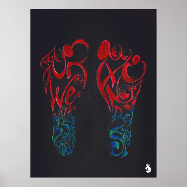 Affiche Marcher Par Foi (noir) (Devant)