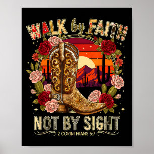 Affiche Marcher par la foi et non par la vue 2 Corinthiens