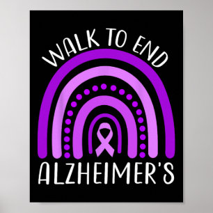 Affiche Marcher Pour Terminer Heimerheimer Purple Ribbon H