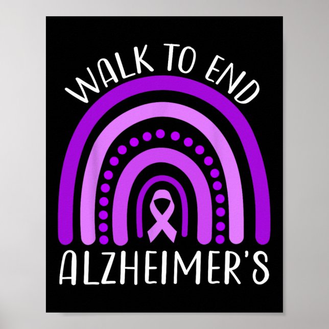 Affiche Marcher Pour Terminer Heimerheimer Purple Ribbon H (Devant)