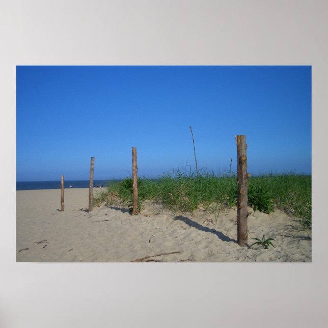 Affiche Marcher sur la plage (Devant)