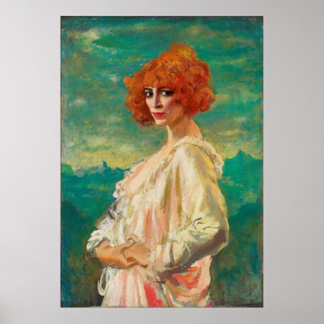 Affiche Marchesa Casati par Augustus Edwin John (1919) (Devant)