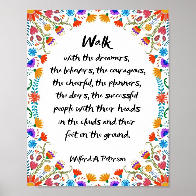 Affiche Marchez avec les rêveurs, les croyants (Devant)