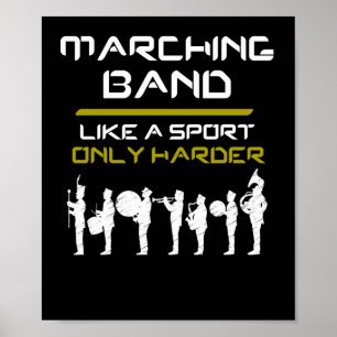 Affiche Marching Band Comme Un Sport Seulement Musiciens P