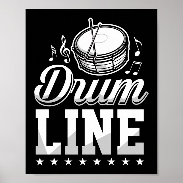 Affiche Marching Band Drum Corps Drumline Mom (Devant)