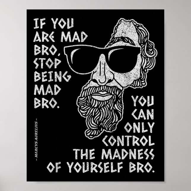 Affiche Marcus Aurelius Philosophe stoïque Ancien Roman Jo (Devant)