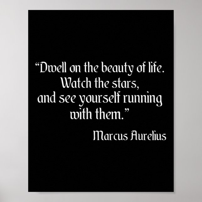 Affiche Marcus Aurelius Shirt Habite Sur La Belle De Li (Devant)
