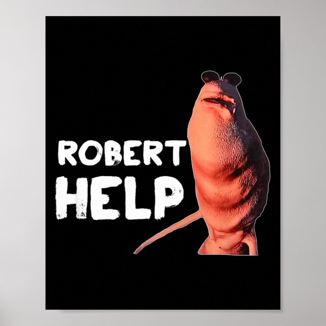 Affiche Marcus Le Ver Meme Graphiques Drôles Vrchat Robert (Devant)
