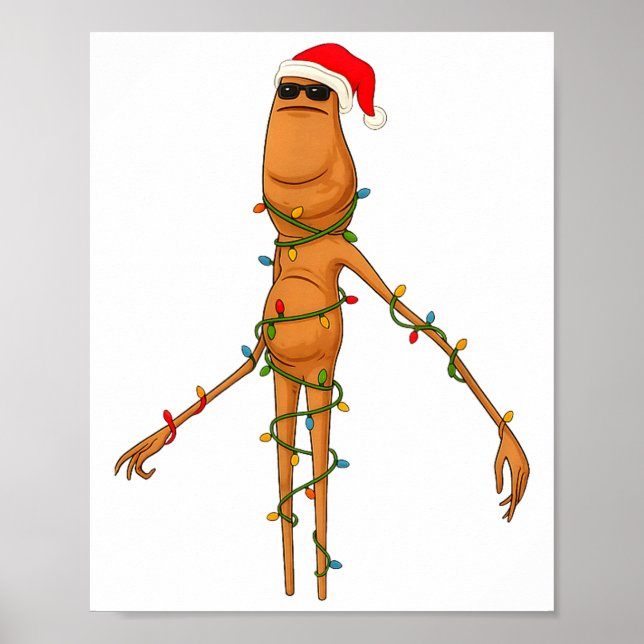 Affiche Marcus The Worm, Funny Christmas Lights  (Devant)