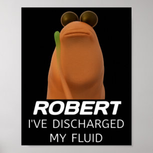 Affiche Marcus The Worm Robert J'ai Évacué Mon Fluide Ga