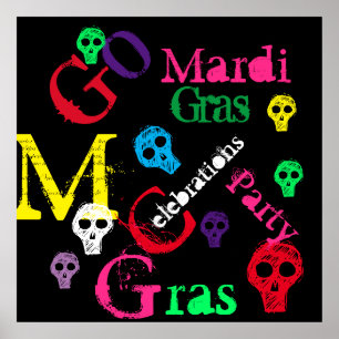 AFFICHE MARDI GRAS