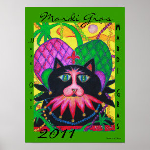 Affiche Mardi gras 2011 de mardi gras