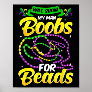 Affiche Mardi Gras Chemise Drôle Pour Hommes