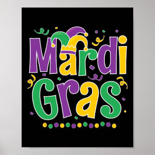 Affiche Mardi Gras Chemise Fun 2025 Mardi Gras Party Kids 