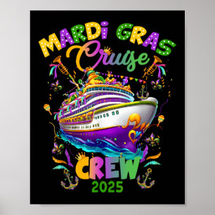 Affiche Mardi Gras Cruise 2025 Family Matching Party Nouve