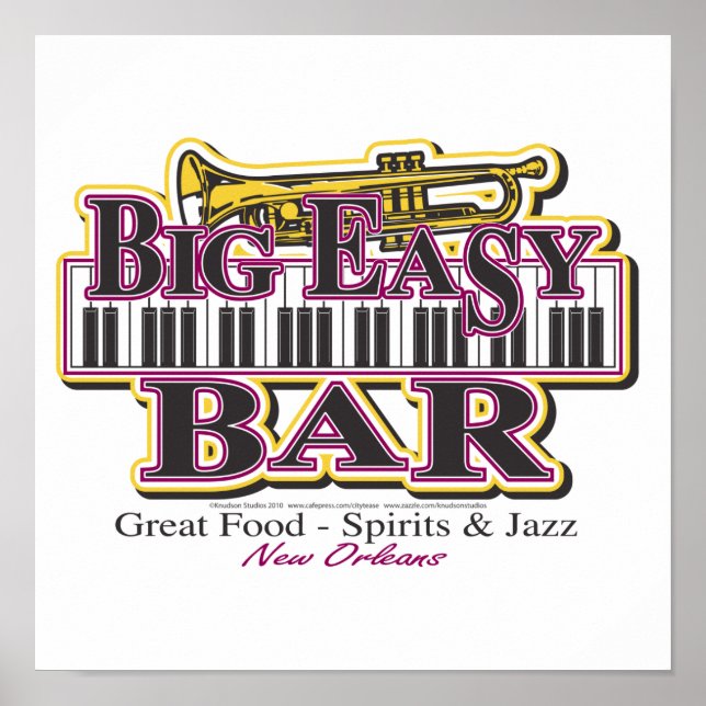 Affiche Mardi Gras de la Nouvelle-Orléans (Devant)