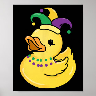 Affiche Mardi Gras Duck