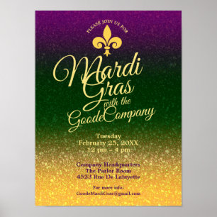 Affiche Mardi Gras Mardi Mardi Mardi Gras   Grande salle d