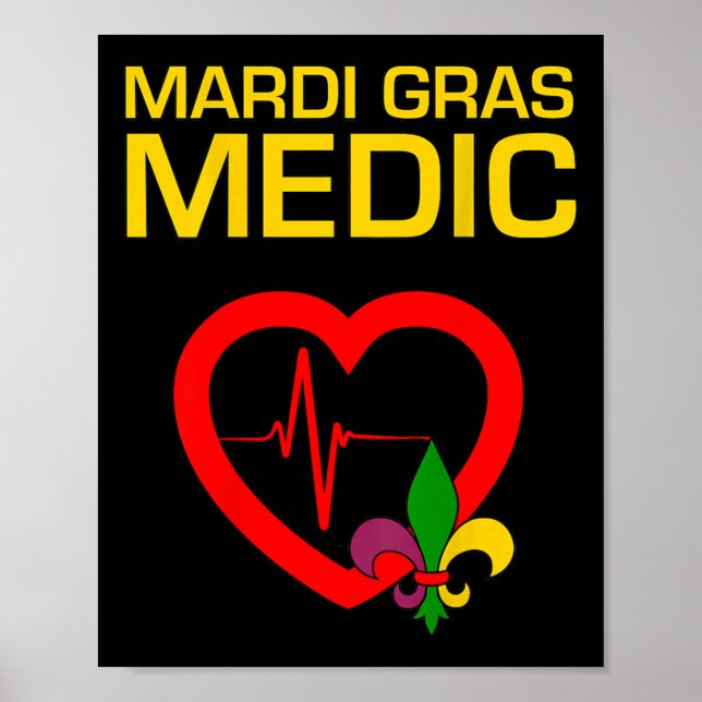 Affiche Mardi Gras Medic (Devant)