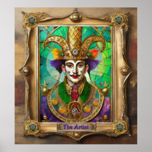 Affiche Mardi Gras Realm Portraits - L'Artiste Dali