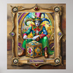 Affiche Mardi Gras Realm Portraits - Voyageur du temps