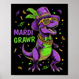 Affiche Mardi Grawr T-rex Dino Costume bébé Garçons M