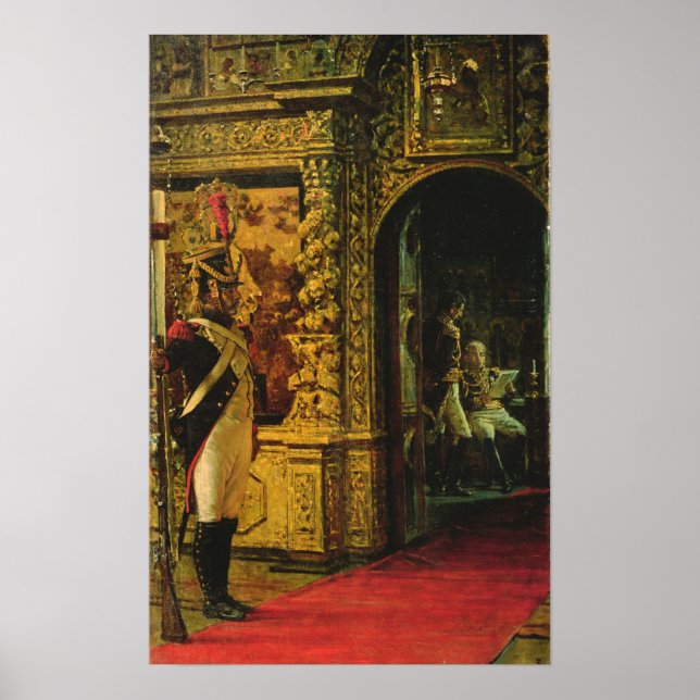 Affiche Maréchal Davout dans le monastère de Chudov (Devant)