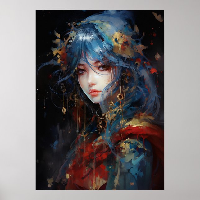 Affiche Marées Tranquilles : Un Anime Symphonique Aquarell (Devant)