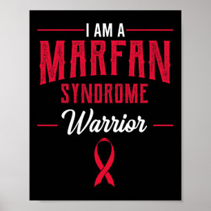 Affiche Marfan Syndrome Guerrier Mfs Trouble Génétique Con