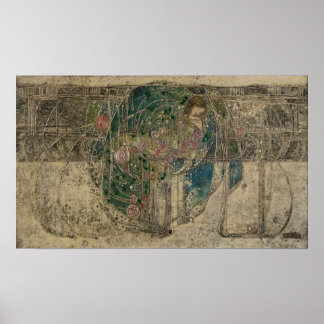 Affiche Margaret Macdonald La princesse endormie Glasgow