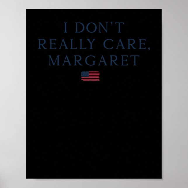 Affiche Margaret ne m'intéresse pas vraiment (Devant)