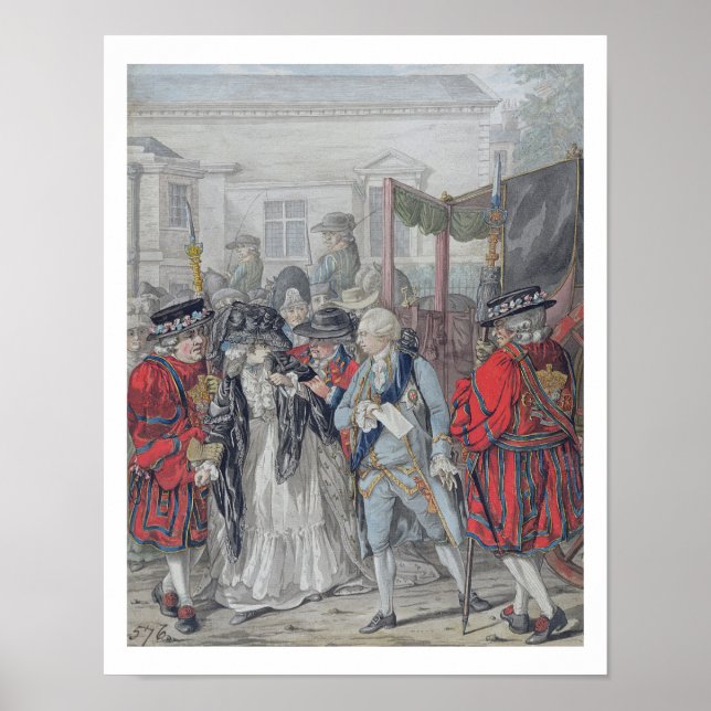 Affiche Margaret Nicholson Attempting to assassin His M (Devant)