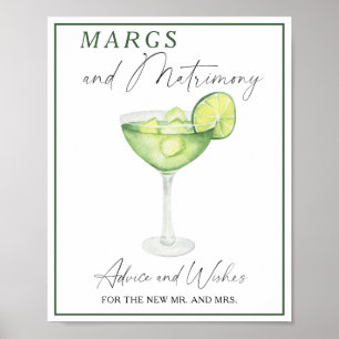 Affiche Margarita - Conseils et voeux pour les jeunes mari