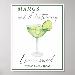 Affiche Margarita fête de fiançailles L'amour est doux, pr