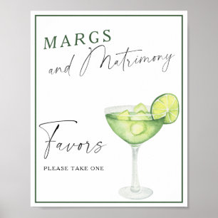 Affiche Margarita nuptiale des faveurs prenez un